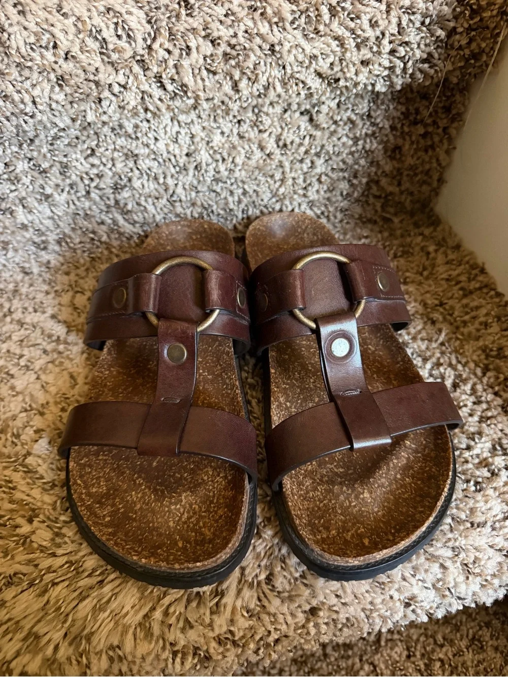 Saint Laurent Leather Sandals